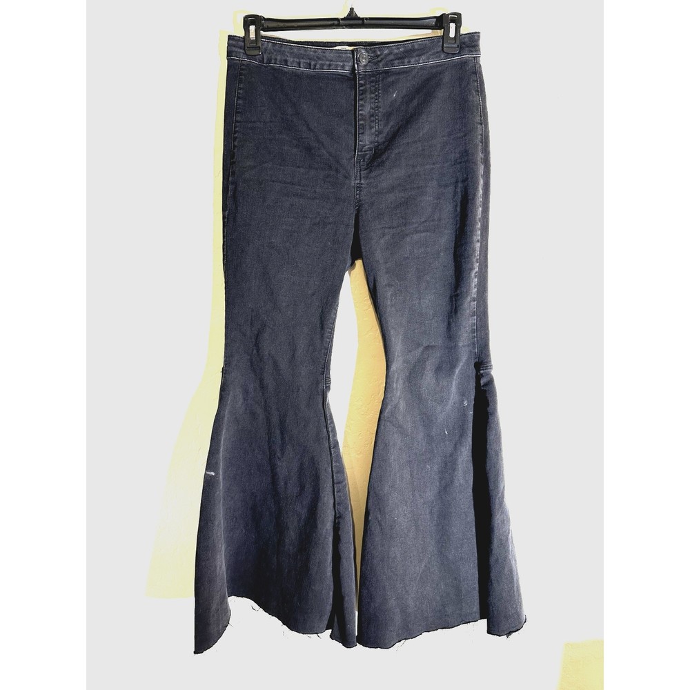 Free People Black Flare Pants